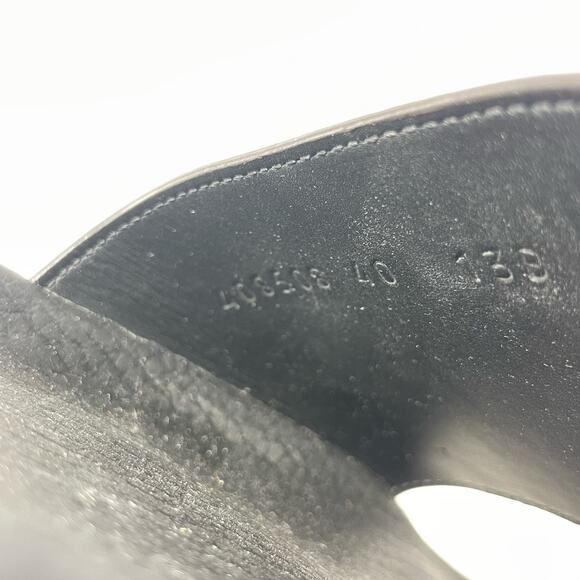 Gucci Black Floral Sandals - Picture 10 of 12